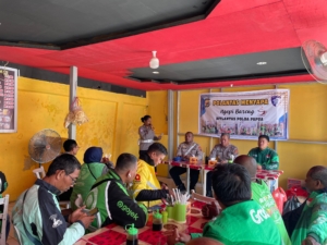 Polantas Menyapa Komunitas Gojek: Bangun Kesadaran Lalu Lintas dari Jalanan